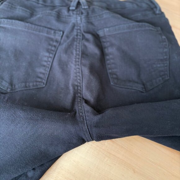 Good American Good Classic Black Jeans Crossover Waist.for nice fit Size 14/ 32 - Picture 10 of 10